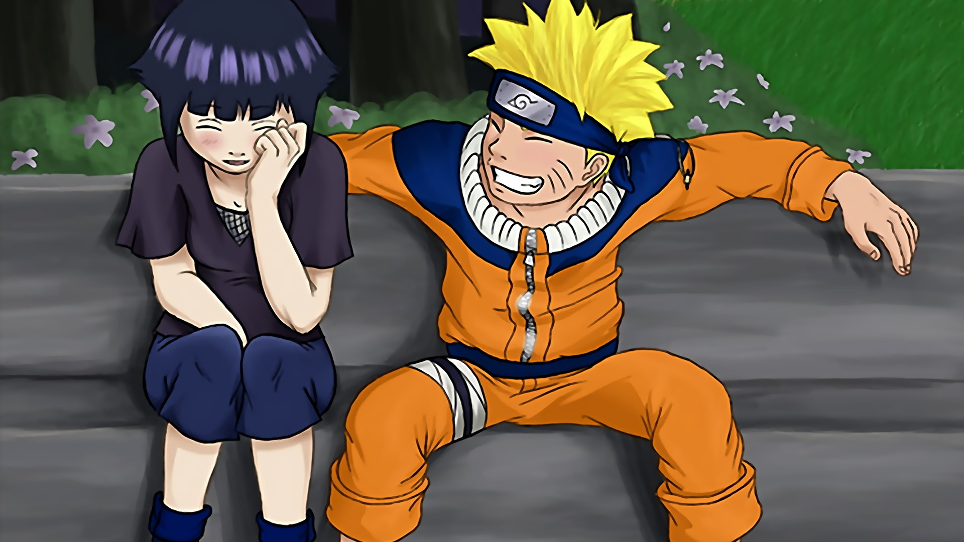 Blauhaariger Männlicher Anime-Charakter. Wallpaper in 1920x1080 Resolution