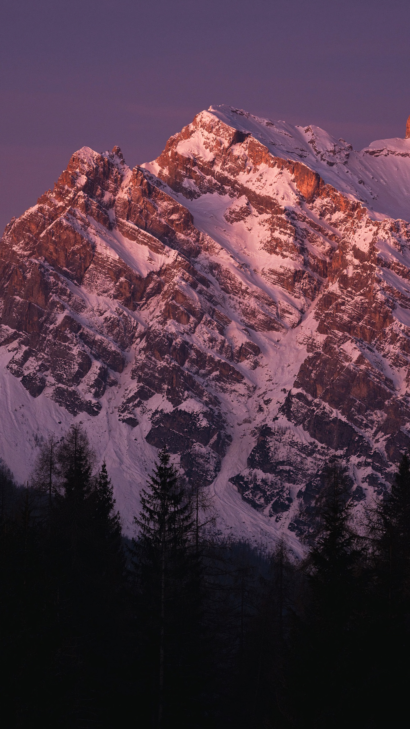 Montaña, Paisaje Natural, Pendiente, Las Formaciones Montañosas. Wallpaper in 1440x2560 Resolution