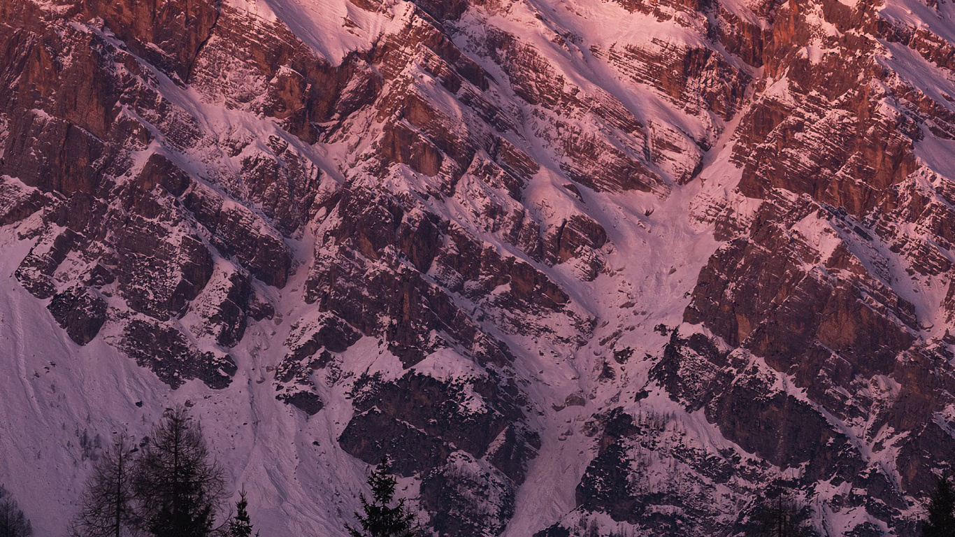 Paysage Naturel, Terrain, Pente, Lever, Les Reliefs Montagneux. Wallpaper in 1366x768 Resolution