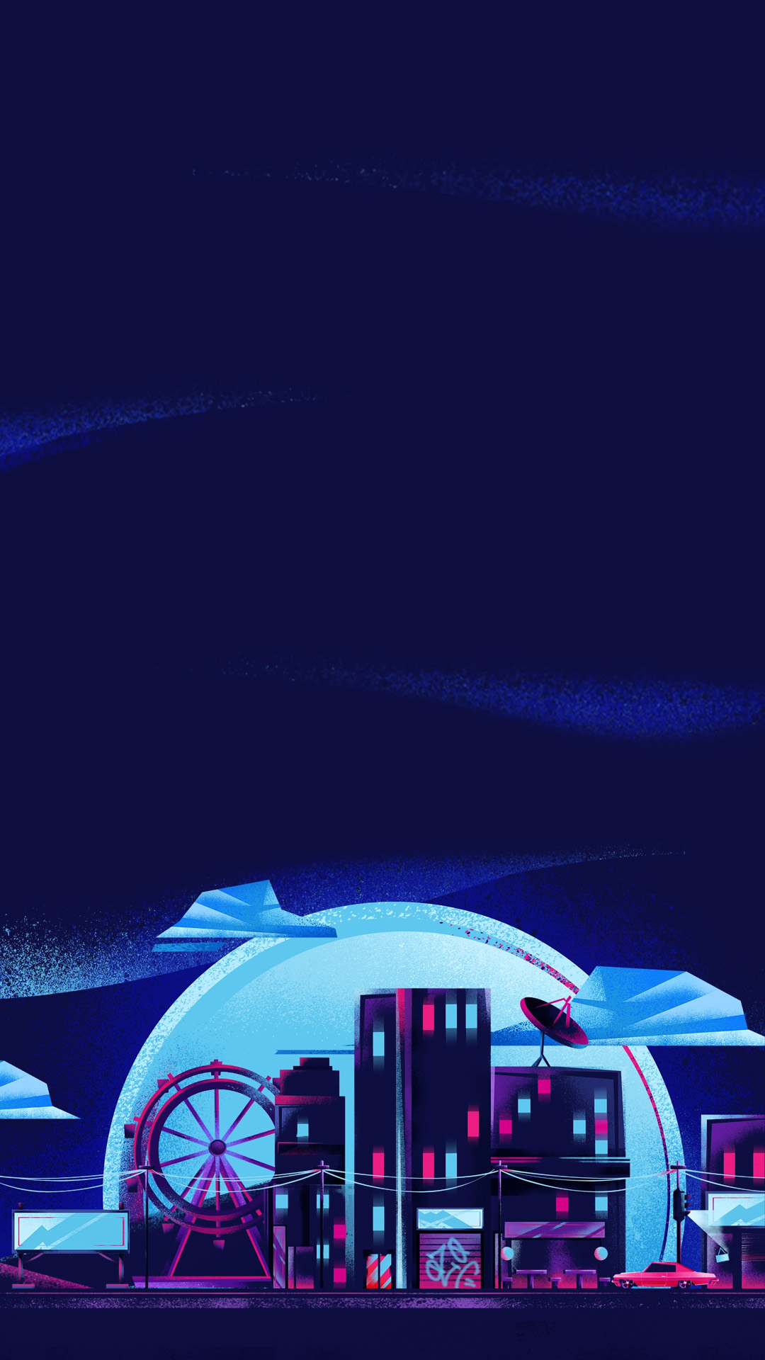 Cyberpunk, Vaporwave, Art, Design, Illustration. Wallpaper in 1080x1920 Resolution