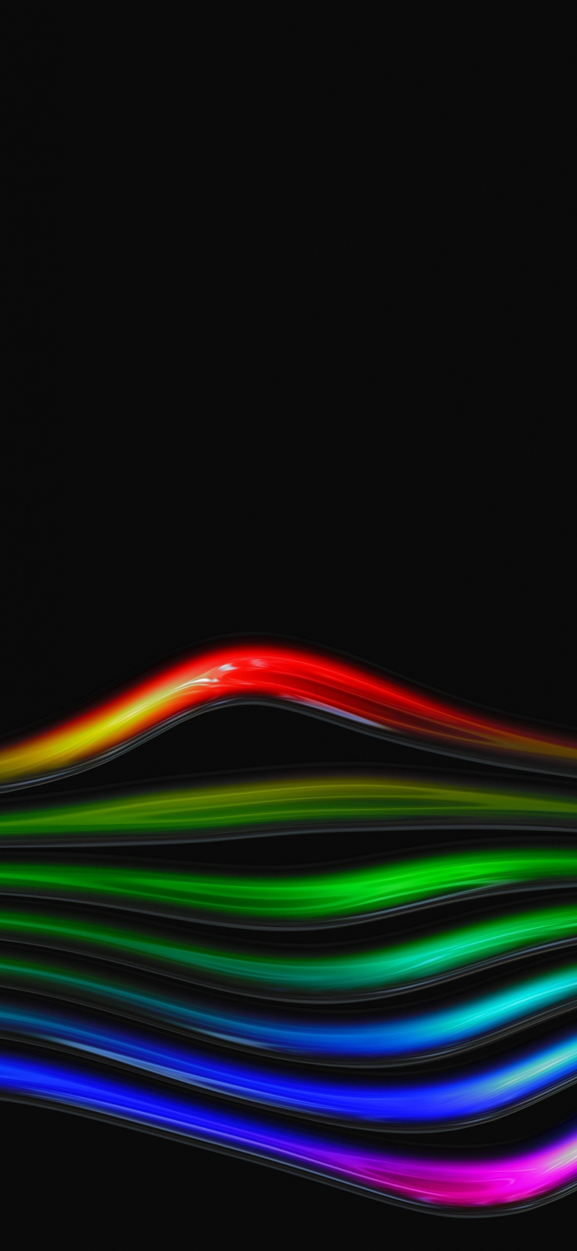 Green Red and Blue Light. Wallpaper in 1125x2436 Resolution