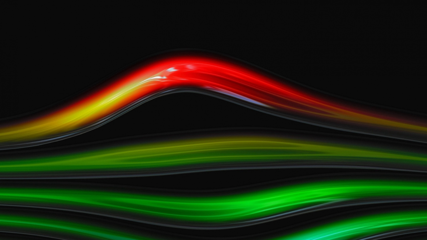 Green Red and Blue Light. Wallpaper in 1366x768 Resolution