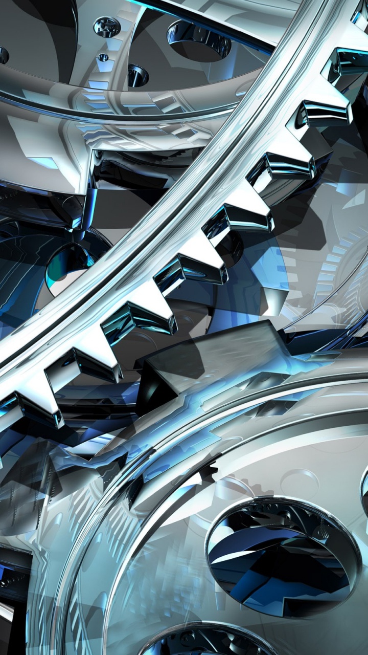 Grauer Und Schwarzer Metallrahmen. Wallpaper in 720x1280 Resolution