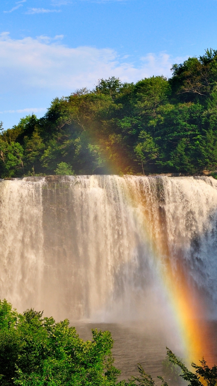 Cascada, Rainbow Falls, Cuerpo de Agua, Los Recursos de Agua, Naturaleza. Wallpaper in 750x1334 Resolution