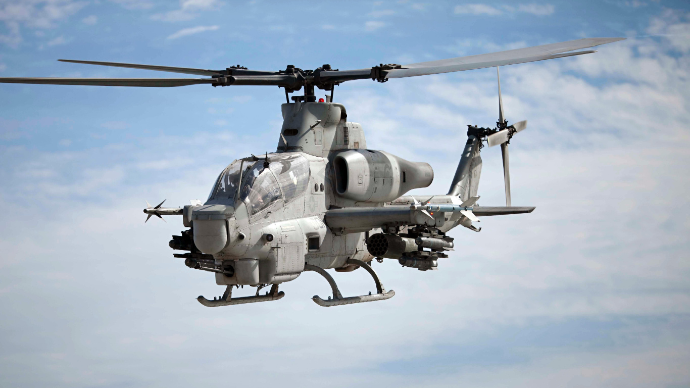 直升机, 攻击直升机, 美国海军陆战队, 军用直升机, 直升机转子的 壁纸 1366x768 允许