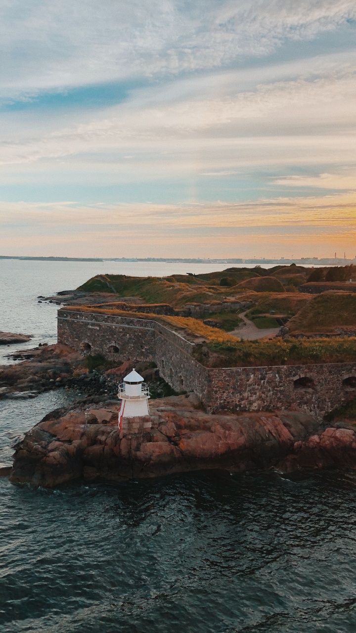 Suomenlinna, Agua, Costa, Mar, Oceano. Wallpaper in 720x1280 Resolution