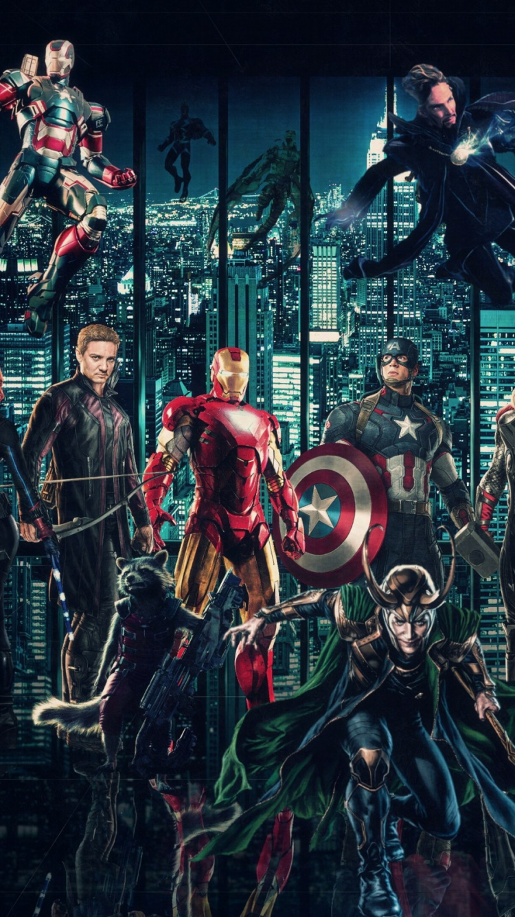 People in Black and Red Suit Holding Guns. Wallpaper in 750x1334 Resolution