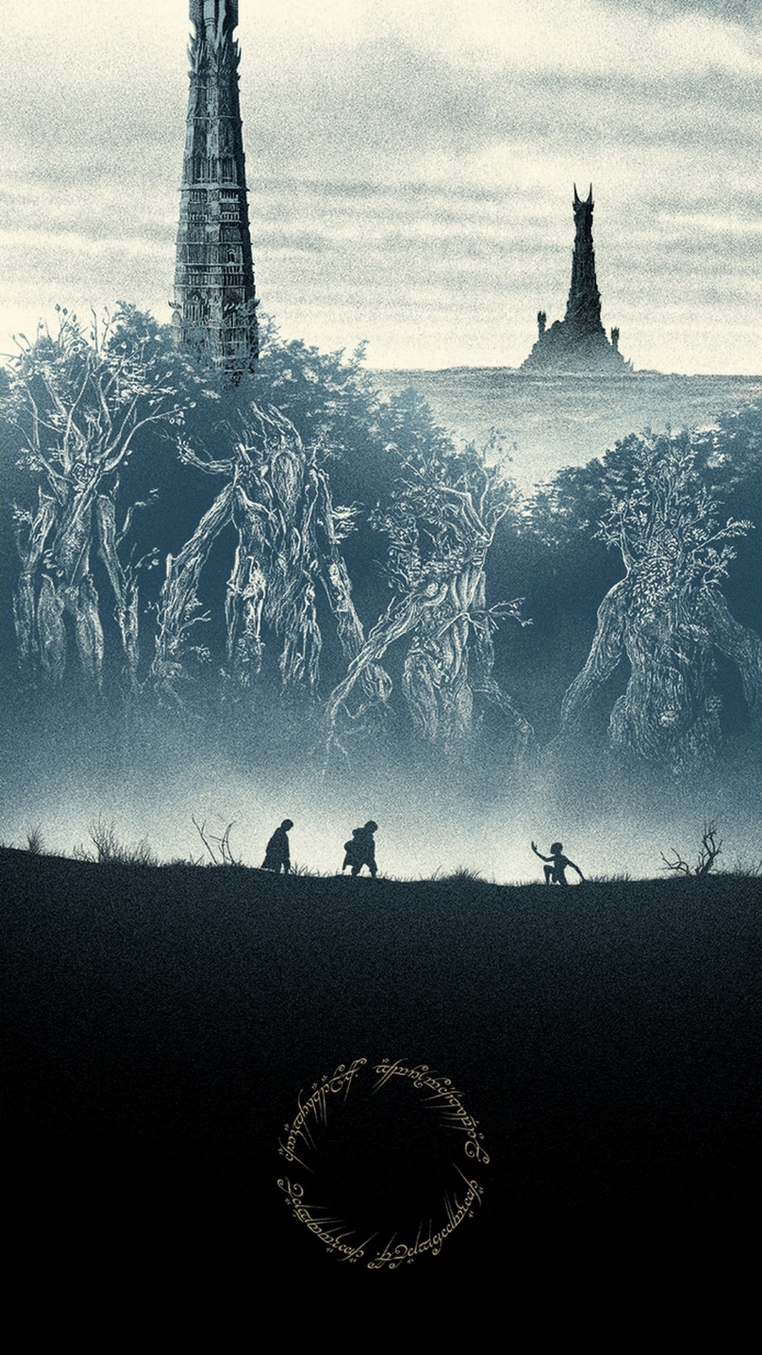 霍比特人, 莱格拉斯, 指环王, Nazgl, 冻结 壁纸 1080x1920 允许