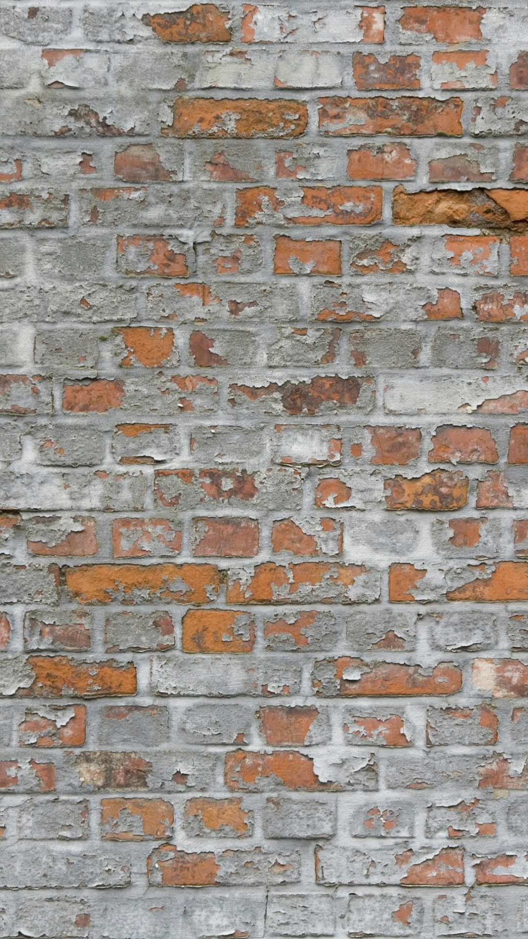 Mur de Briques Marron et Blanc. Wallpaper in 1080x1920 Resolution