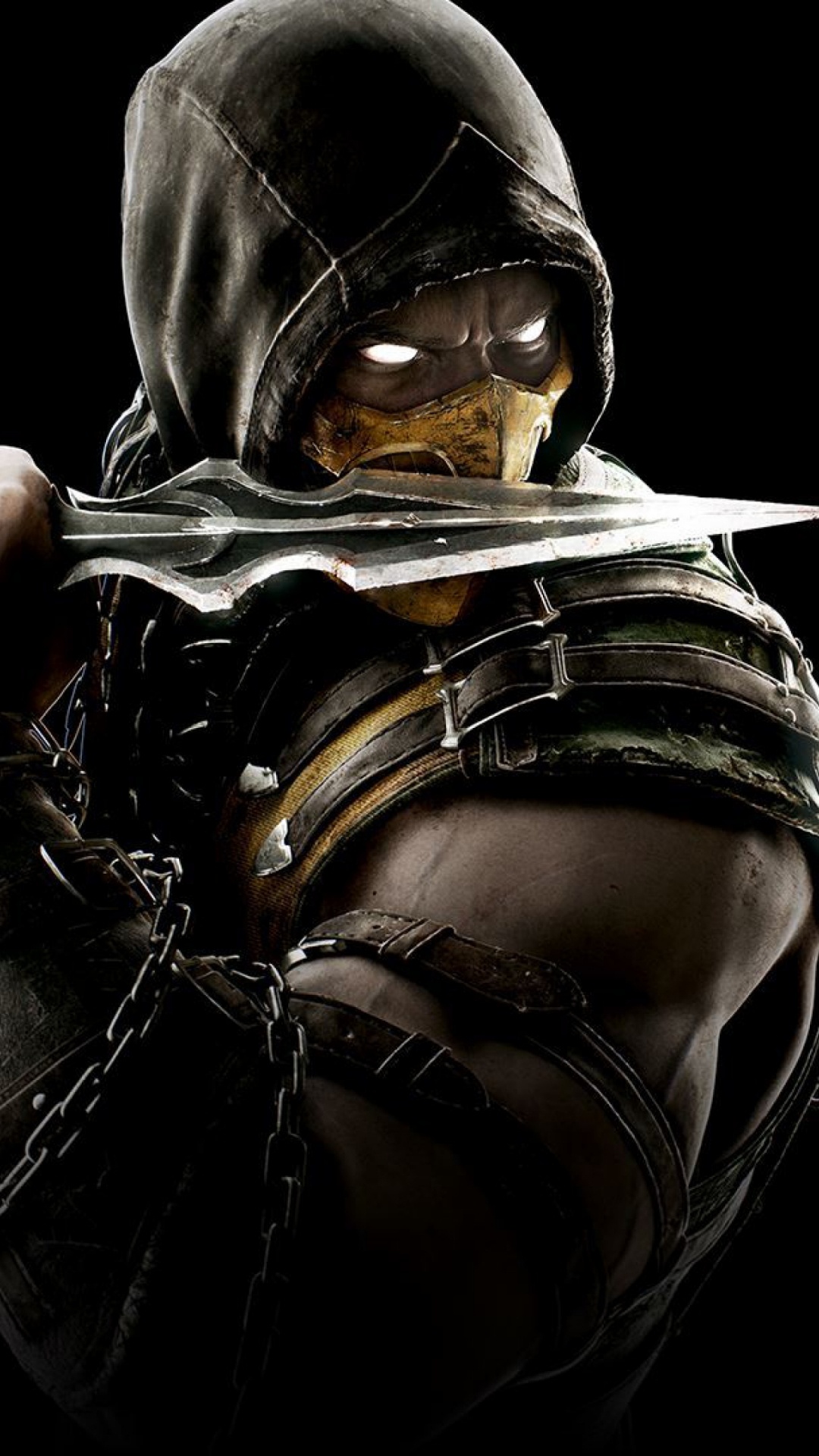 Mortal Kombat x, Escorpión, Mortal Kombat 11, Netherrealm Studios, Ilustración. Wallpaper in 1080x1920 Resolution