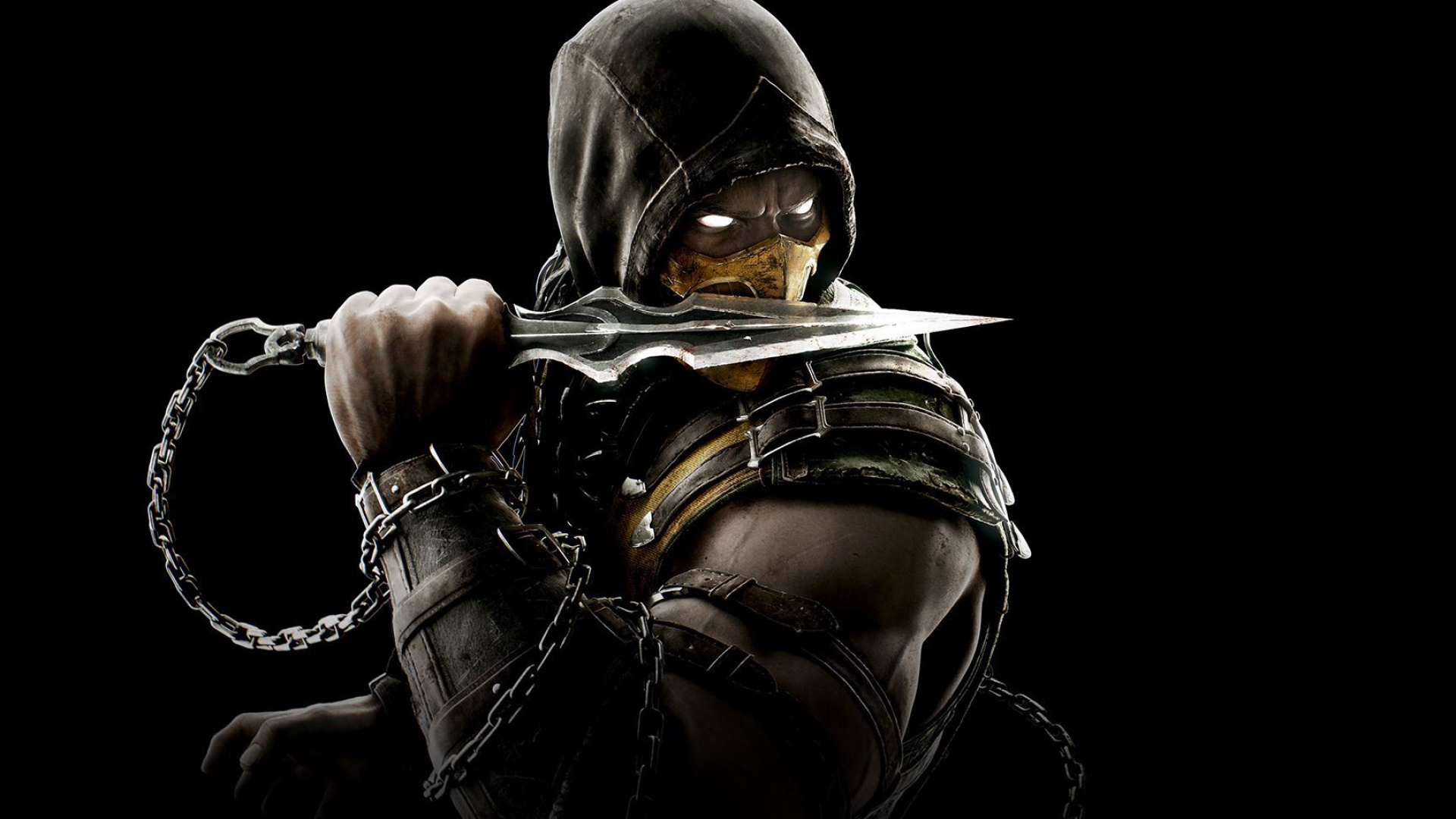 Mortal Kombat x, Scorpion, Mortal Kombat 11, Netherrealm Studios, Illustration. Wallpaper in 1920x1080 Resolution