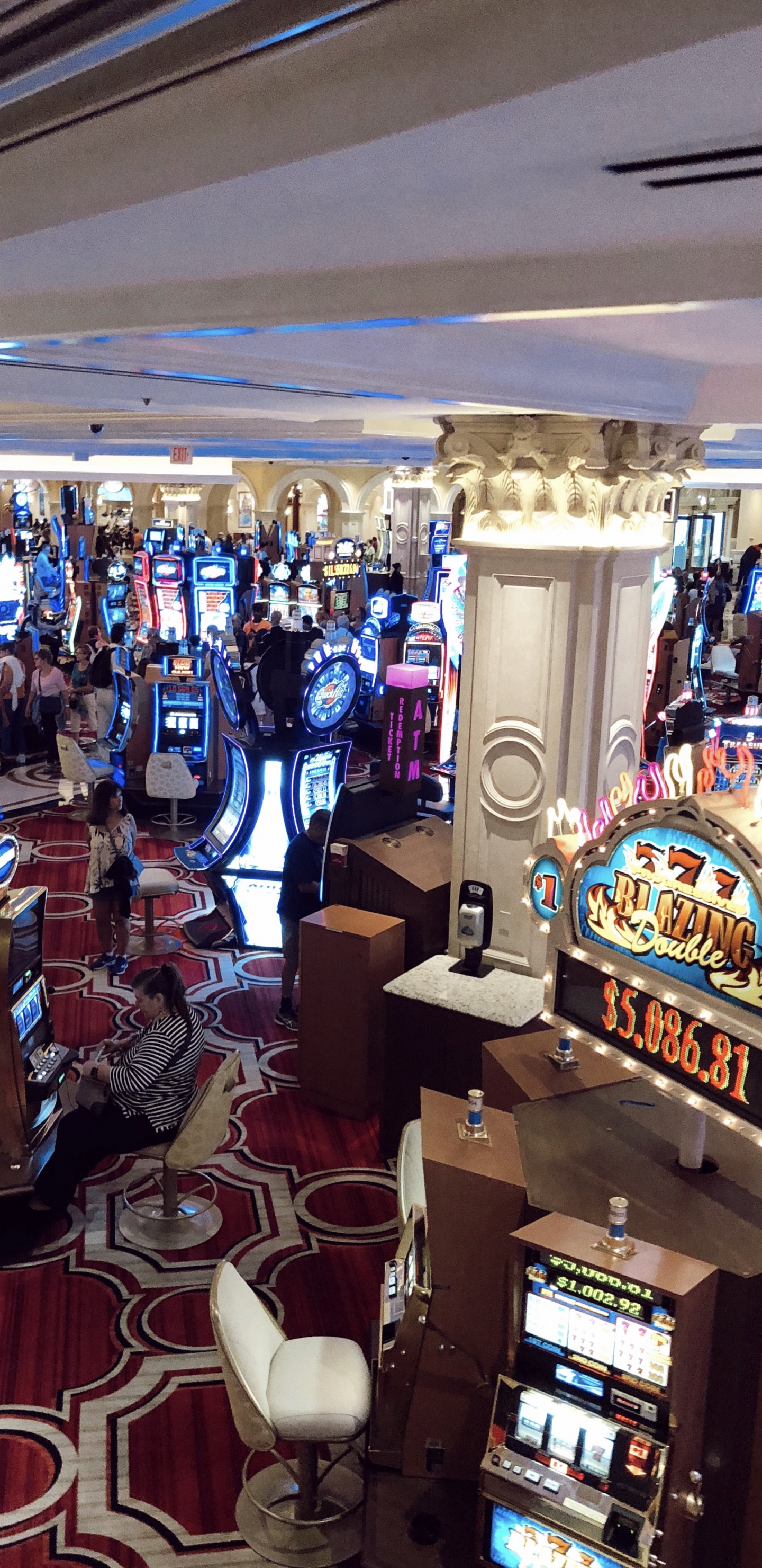 Las Vegas, Usa, Casino, Ceiling, Retail. Wallpaper in 1440x2960 Resolution