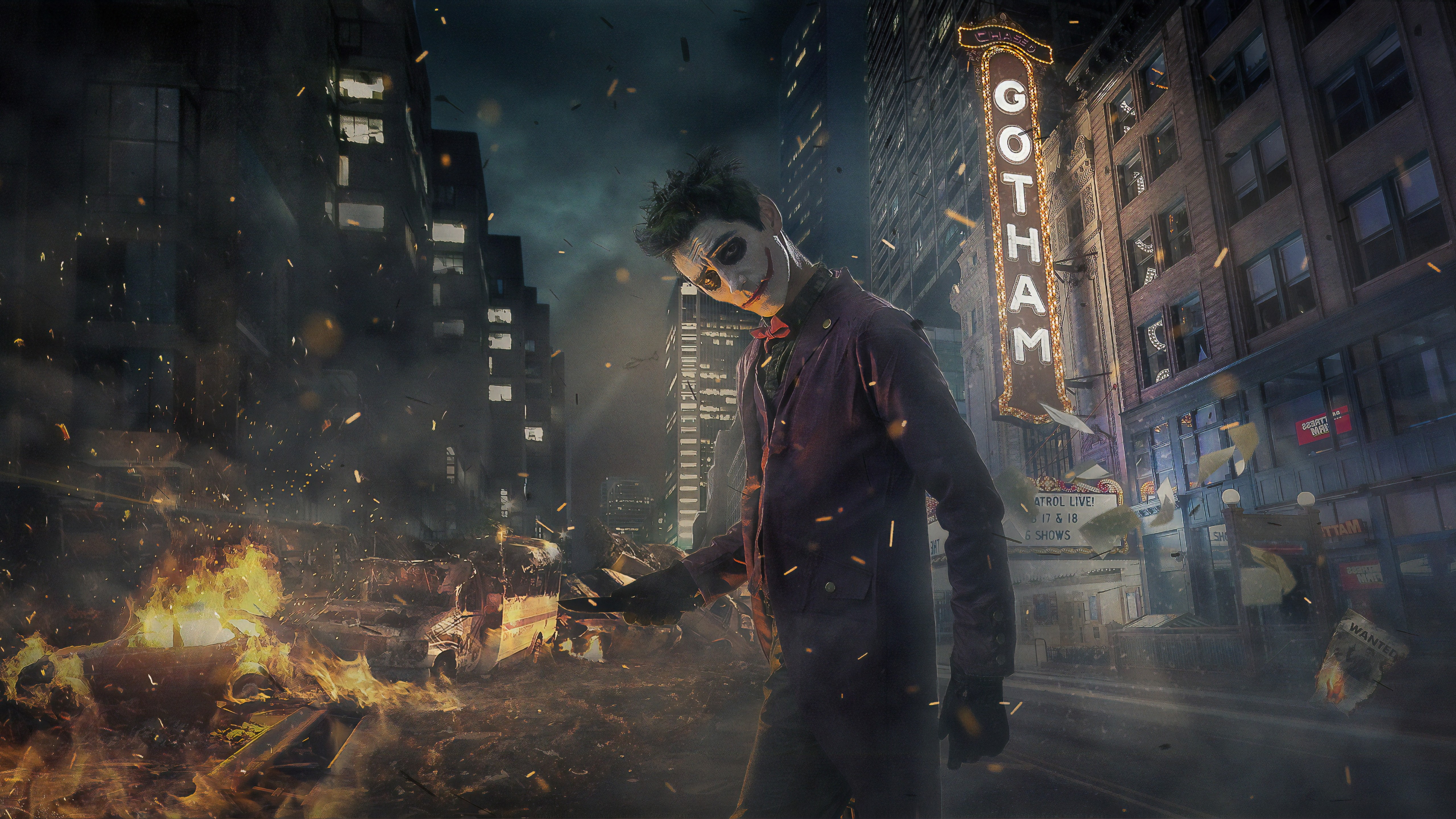 Wallpaper Joker Gotham, Joker, Jerome, Batman, Jerome and Jeremiah Valeska,  Background - Download Free Image
