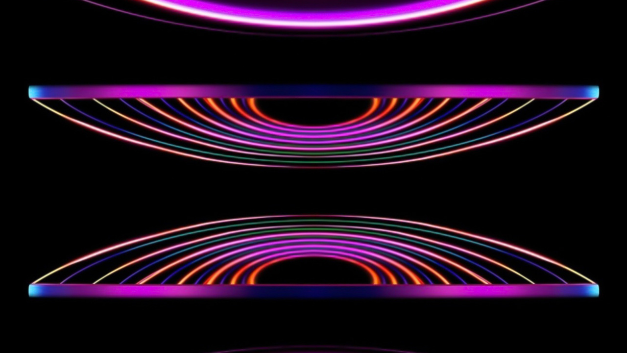 Apples, Ios, Launcher Ios 16, Purple, Violet. Wallpaper in 1280x720 Resolution