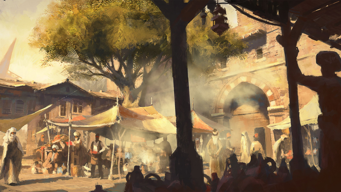 Gente Caminando en el Parque Durante el Día. Wallpaper in 1366x768 Resolution