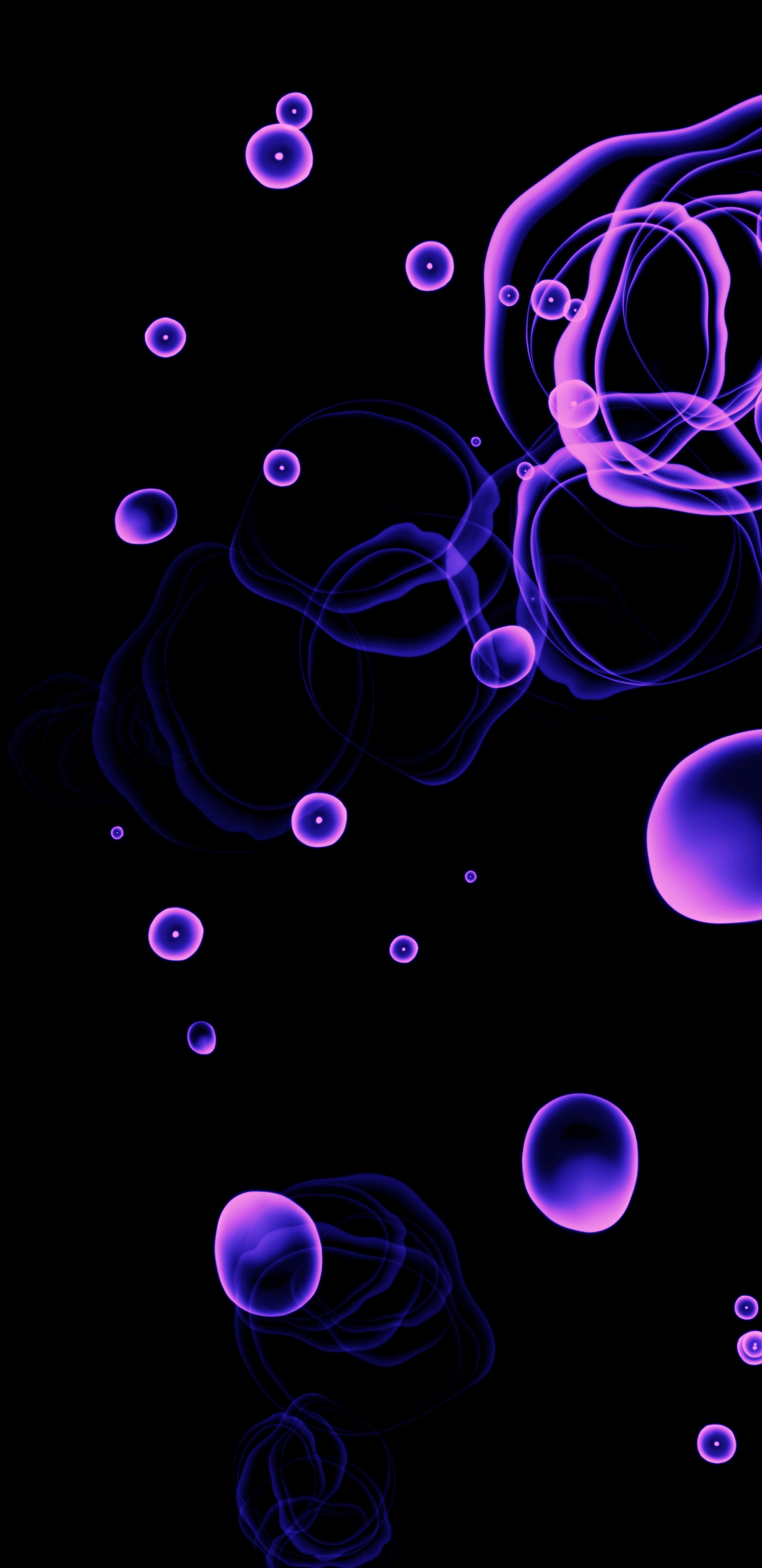 Lumière, Purple, Azure, Violette, Art. Wallpaper in 1440x2960 Resolution