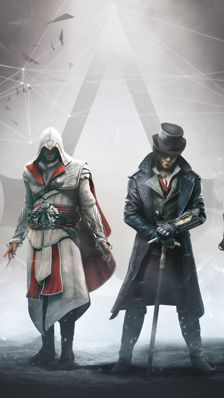 Assassins Creed Syndicate, Assassins Creed Unity, Ezio Auditore, Altar Ibn-LaAhad, Action-Figur. Wallpaper in 720x1280 Resolution