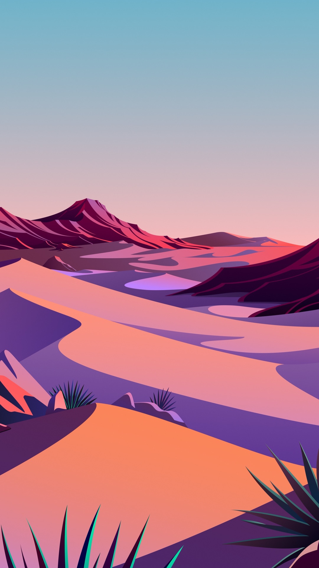 Ios, 苹果, IOS 14, 自然景观, 斜坡 壁纸 1080x1920 允许