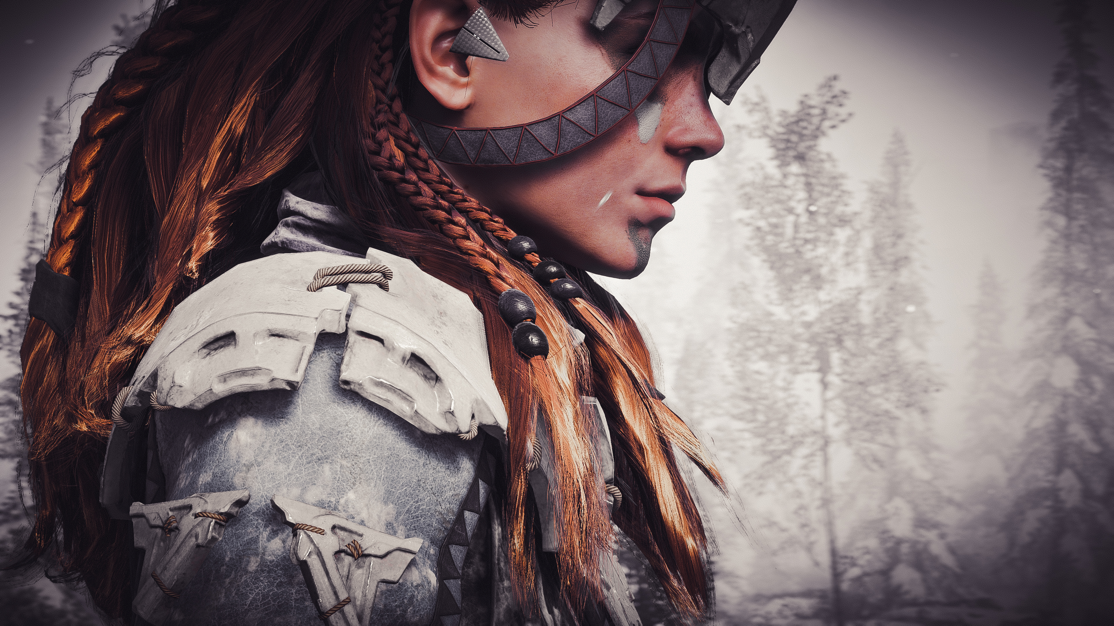 Aloy, Cabello, Peinado, Cool, Humanos. Wallpaper in 3840x2160 Resolution