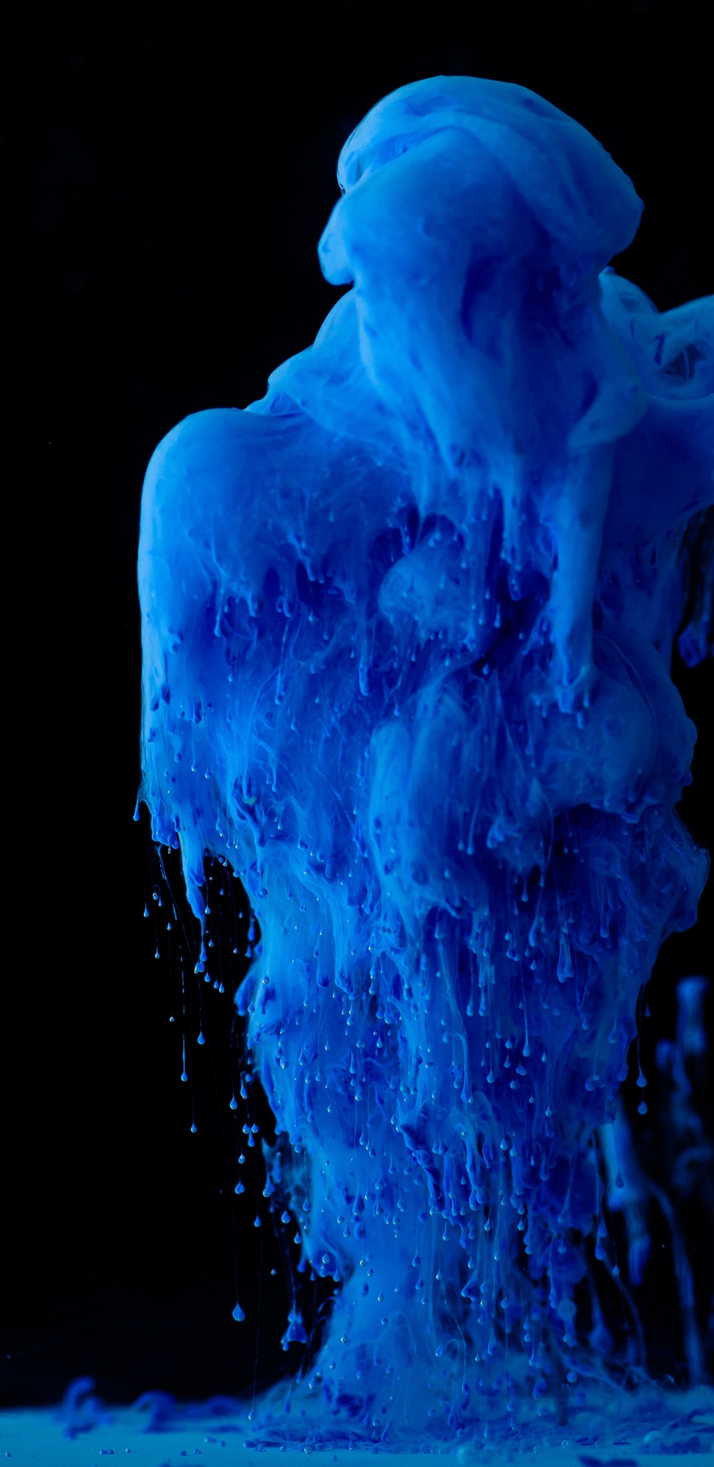 Painting, Ink, Tablet, Liquid, Water. Wallpaper in 1440x2960 Resolution