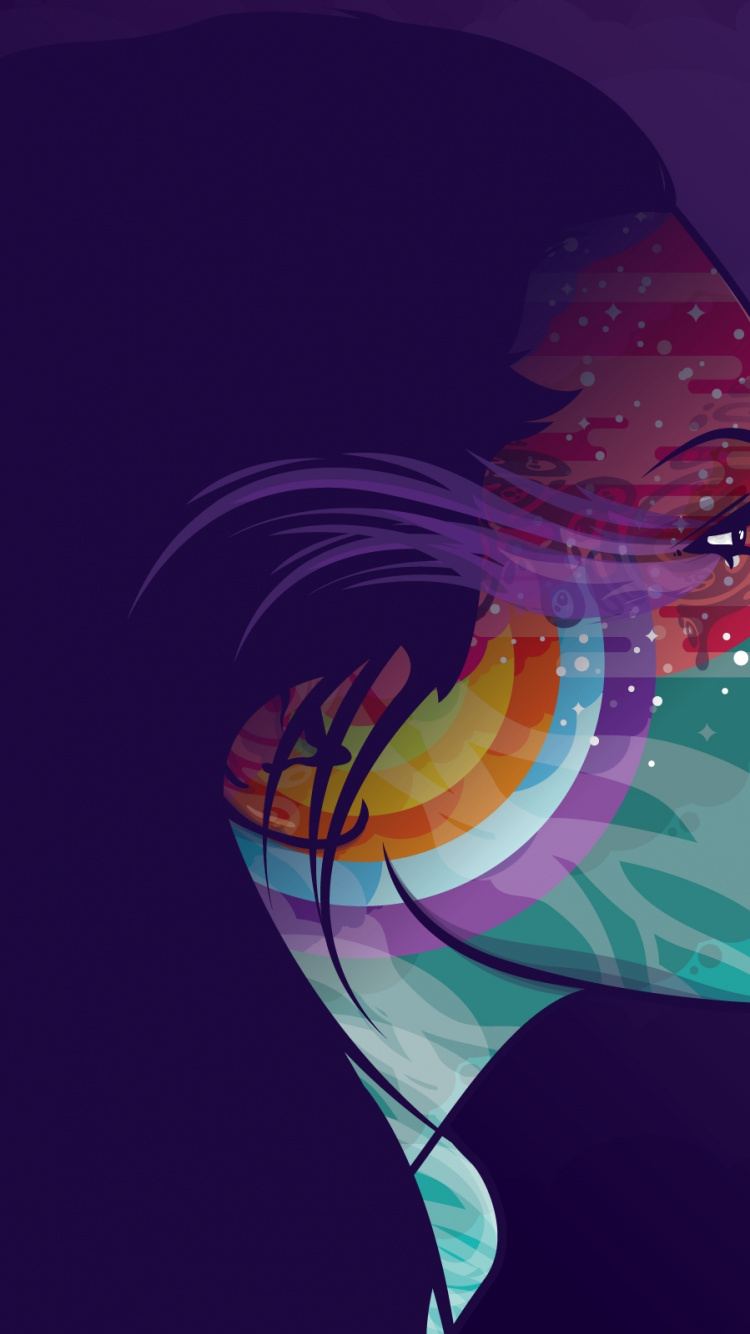 Illustration, Grafik-design, Unterwasser, Marine Biologie, Mädchen. Wallpaper in 750x1334 Resolution