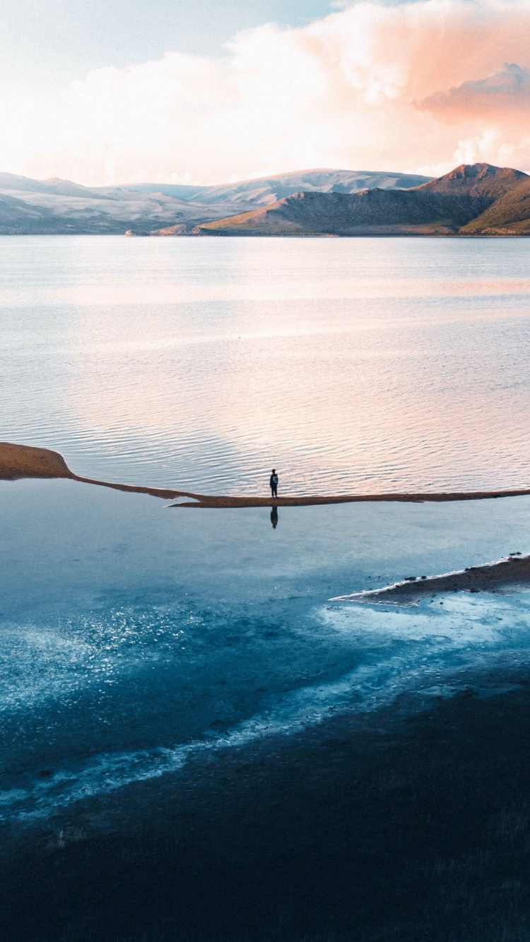 Mer, Solitude, Eau, Les Ressources en Eau, Atmosphère. Wallpaper in 750x1334 Resolution