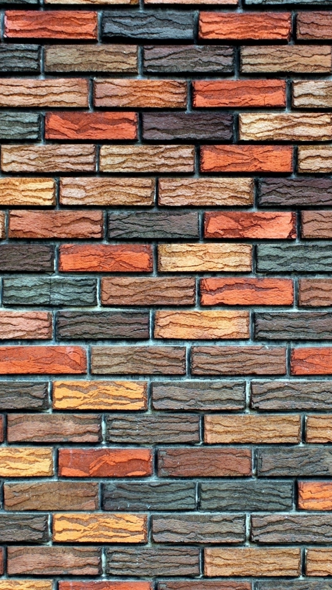 Braune Und Schwarze Mauer. Wallpaper in 1080x1920 Resolution