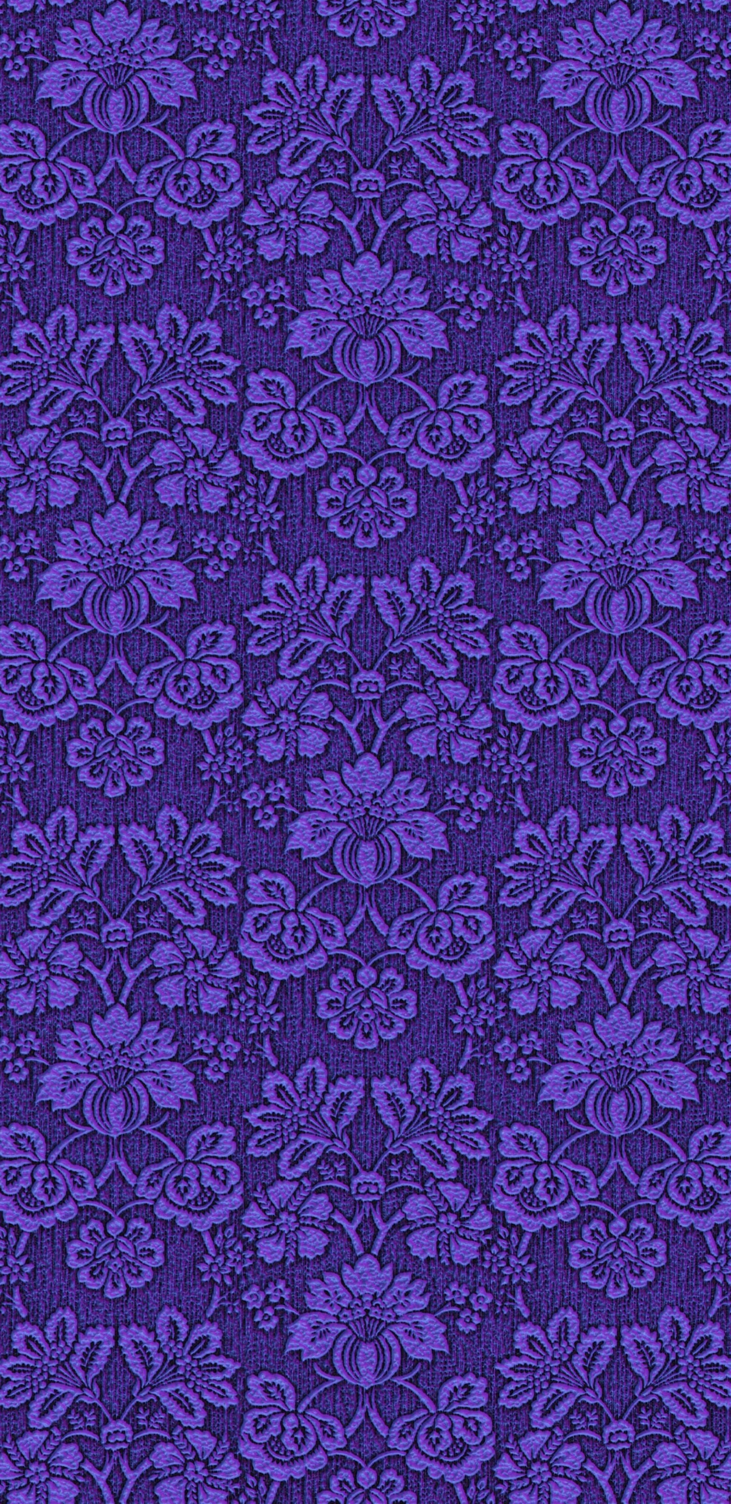 Textile Floral Vert et Blanc. Wallpaper in 1440x2960 Resolution