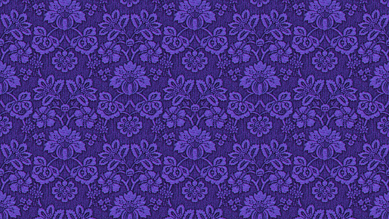 Textil Floral Verde y Blanco. Wallpaper in 1366x768 Resolution