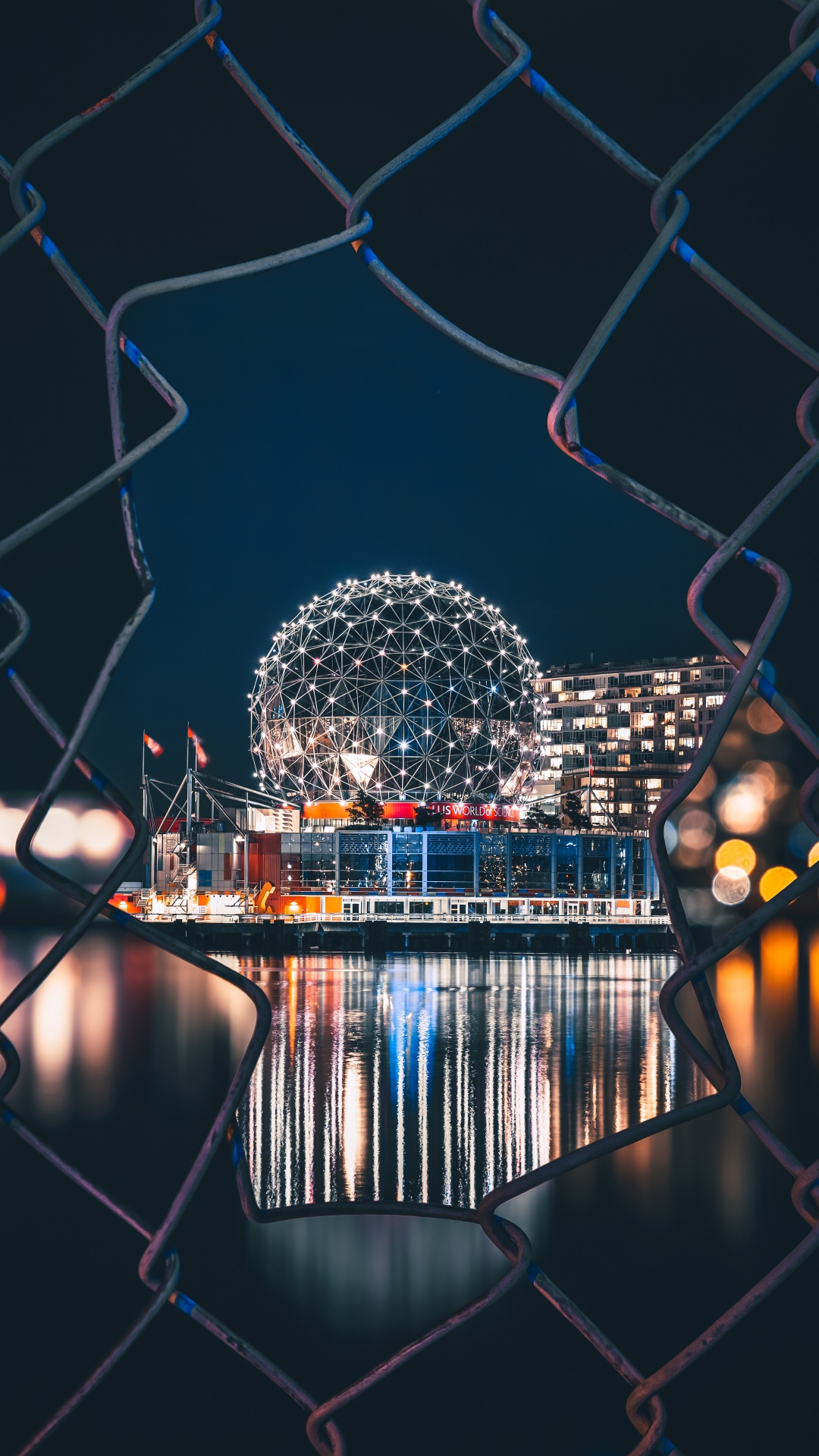 温哥华, 建筑, 反射, 里程碑, 运动场地 壁纸 1080x1920 允许