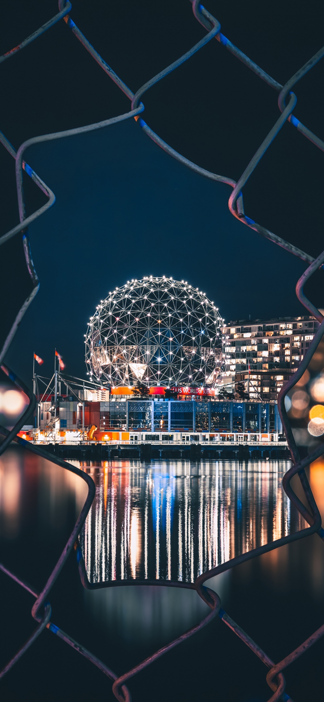 温哥华, 建筑, 反射, 里程碑, 运动场地 壁纸 1125x2436 允许