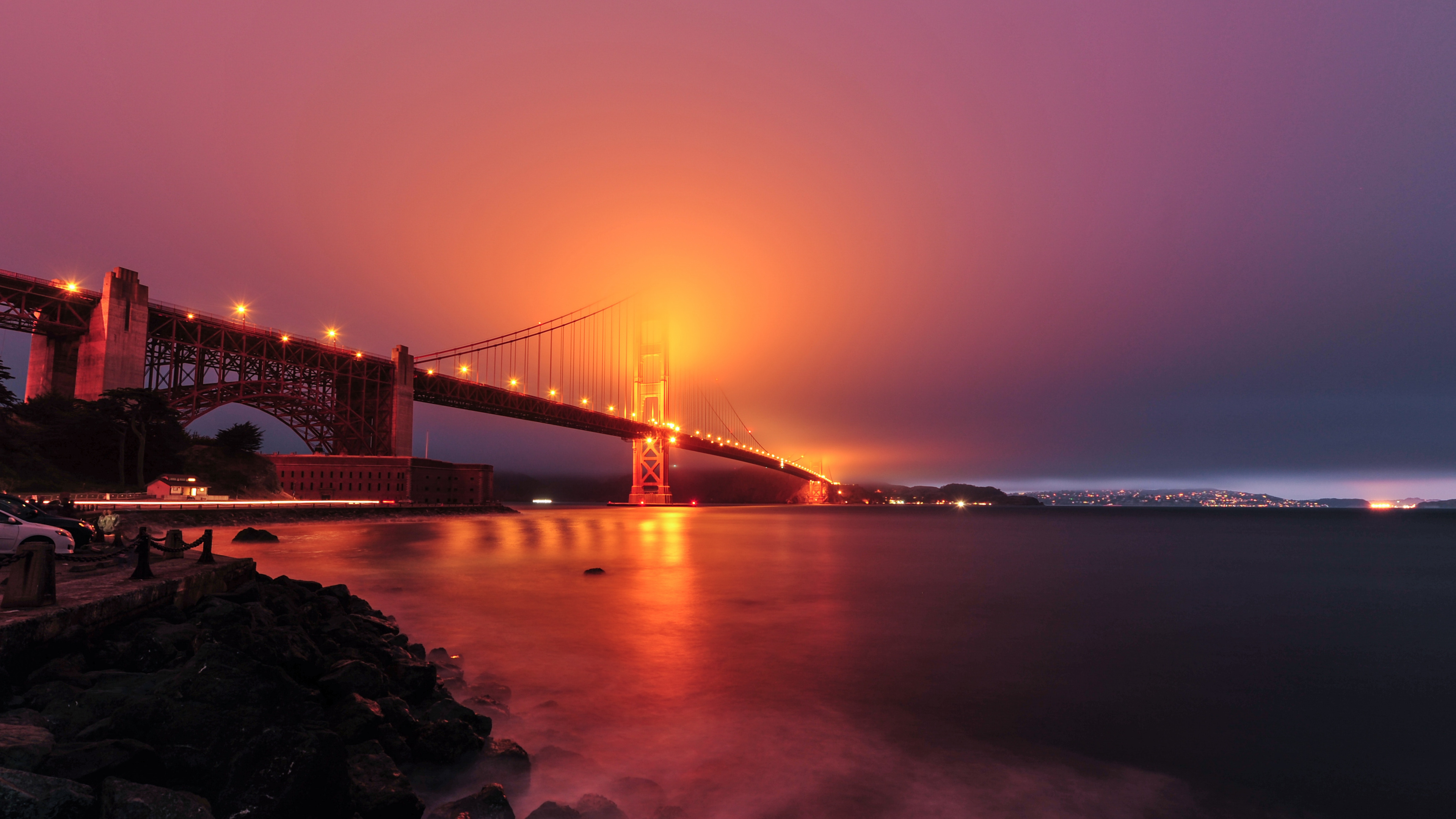 Pont du Golden Gate San Francisco Californie. Wallpaper in 3840x2160 Resolution