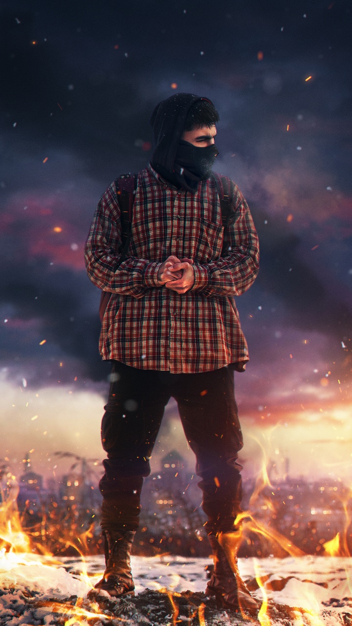 Wisgoon - Social Network, Human, Tartan, Standing, People in Nature. Wallpaper in 720x1280 Resolution