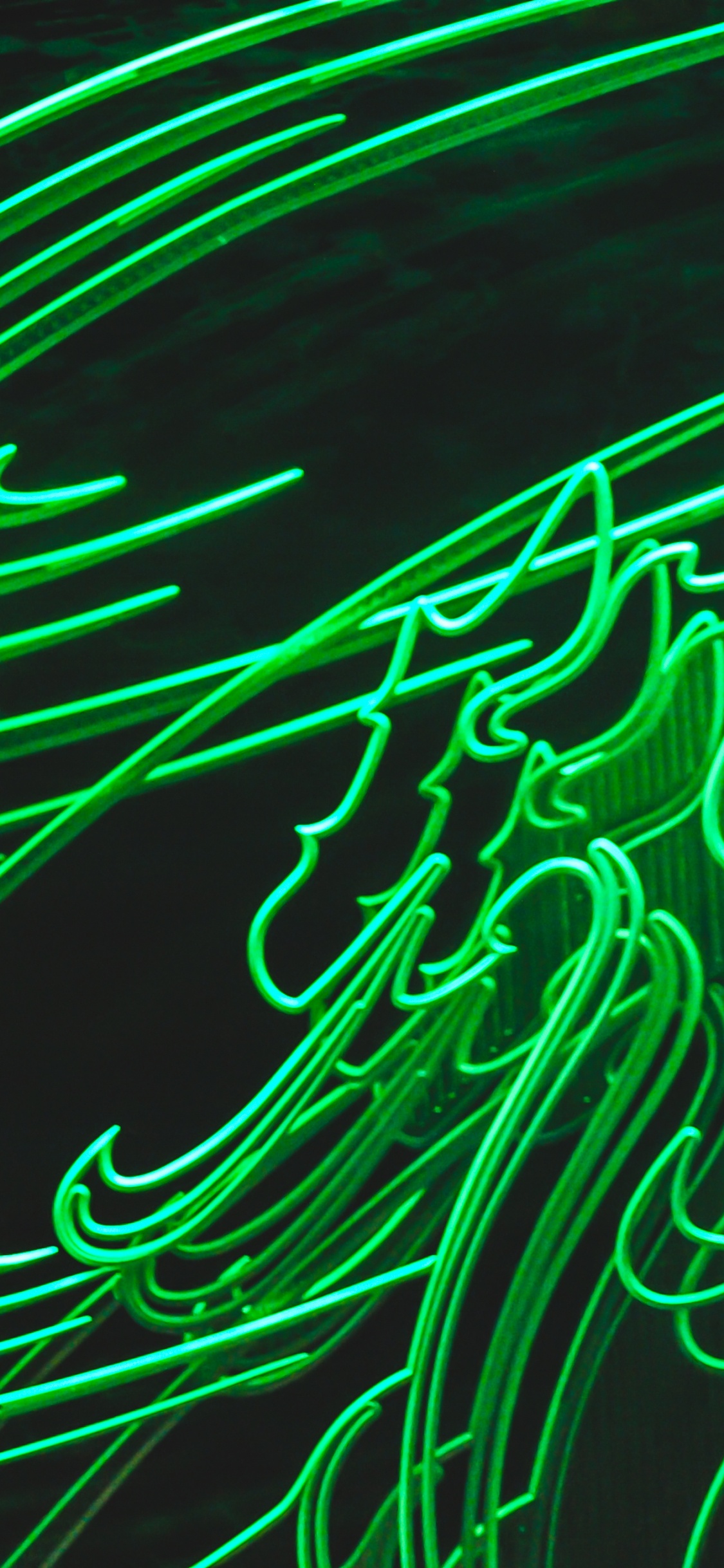 绿色的, 电子 壁纸 1125x2436 允许