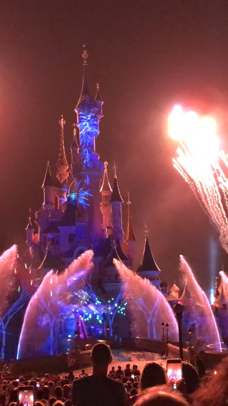 Disneyland, Rockkonzert, Menschen, Veranstaltung, Soziale Gruppe. Wallpaper in 750x1334 Resolution