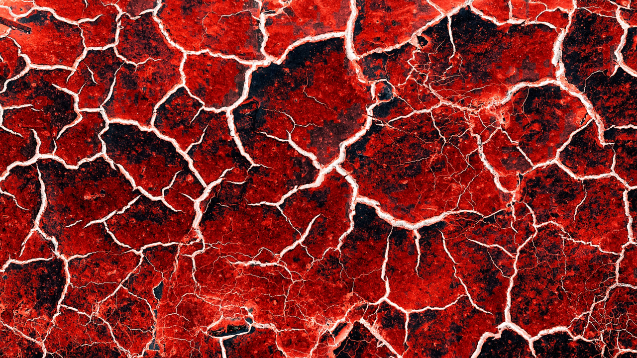 Cracked Lava Texture, Lava, Water, Muscle, Organ. Wallpaper in 1280x720 Resolution