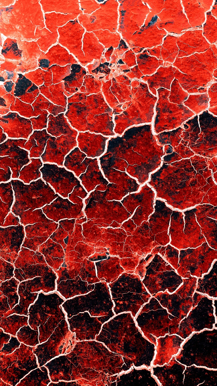 Texture de Lave Fissurée, Lave, Eau, Muscle, Organe. Wallpaper in 720x1280 Resolution