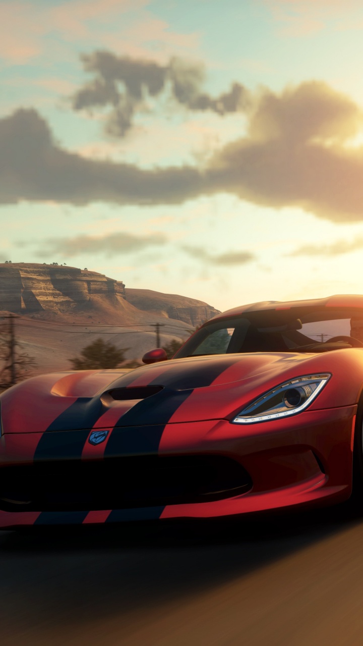 Ferrari 458 Italia Rojo en la Carretera Durante el Día. Wallpaper in 720x1280 Resolution