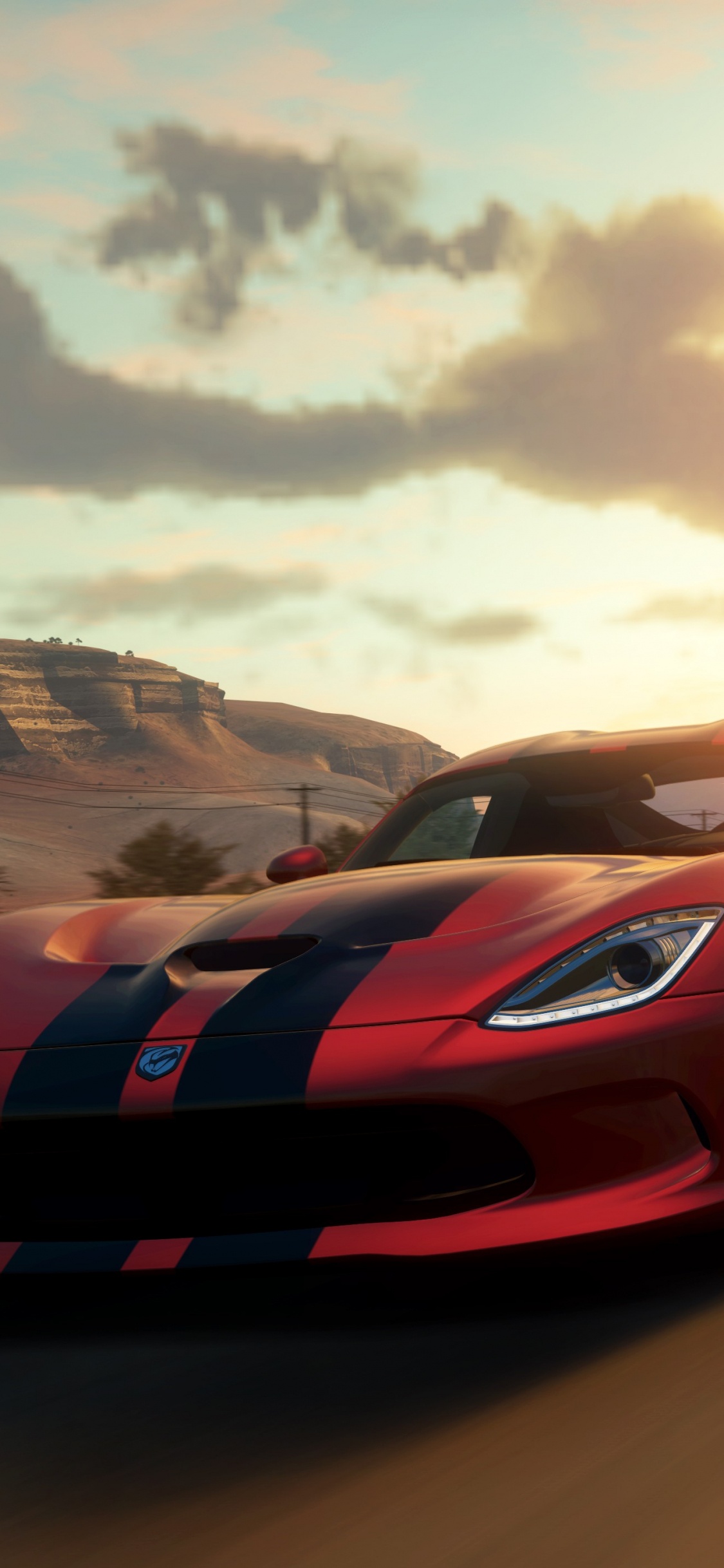 Red Ferrari 458 Italia on Road During Daytime. Wallpaper in 1125x2436 Resolution