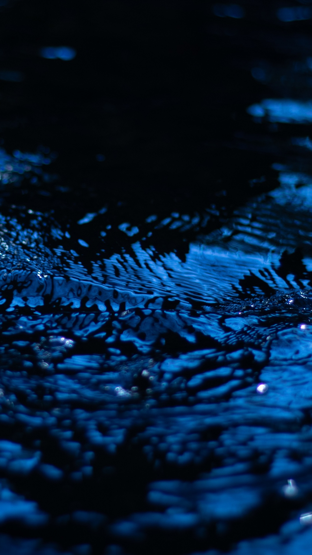 水资源, 反射, 放下, 液体, 电蓝色的 壁纸 1080x1920 允许