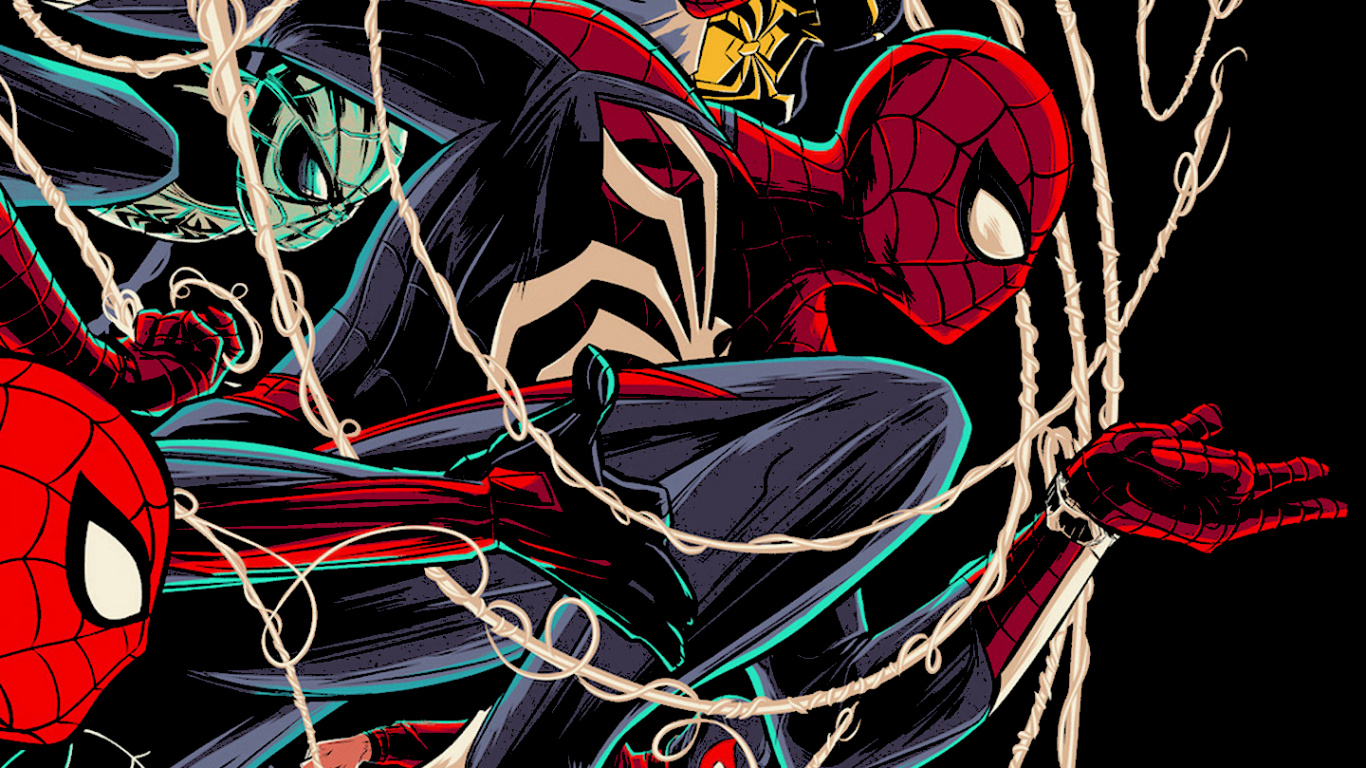 Cesar Moreno Spiderman, Spider-man, Maravillas Del Hombre Araña Millas Morales, Cartel, Arte. Wallpaper in 1366x768 Resolution