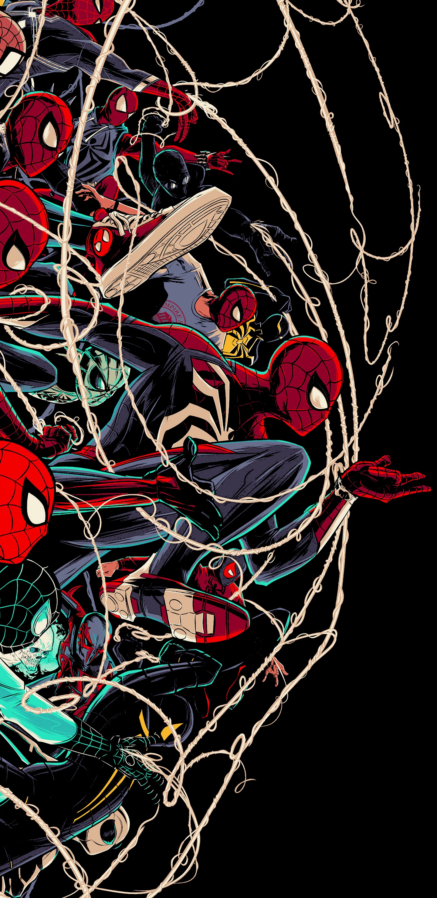 Cesar Moreno Spiderman, Spider-man, Merveilles Homme-araignée Miles Morales, Affiche, Art. Wallpaper in 1440x2960 Resolution