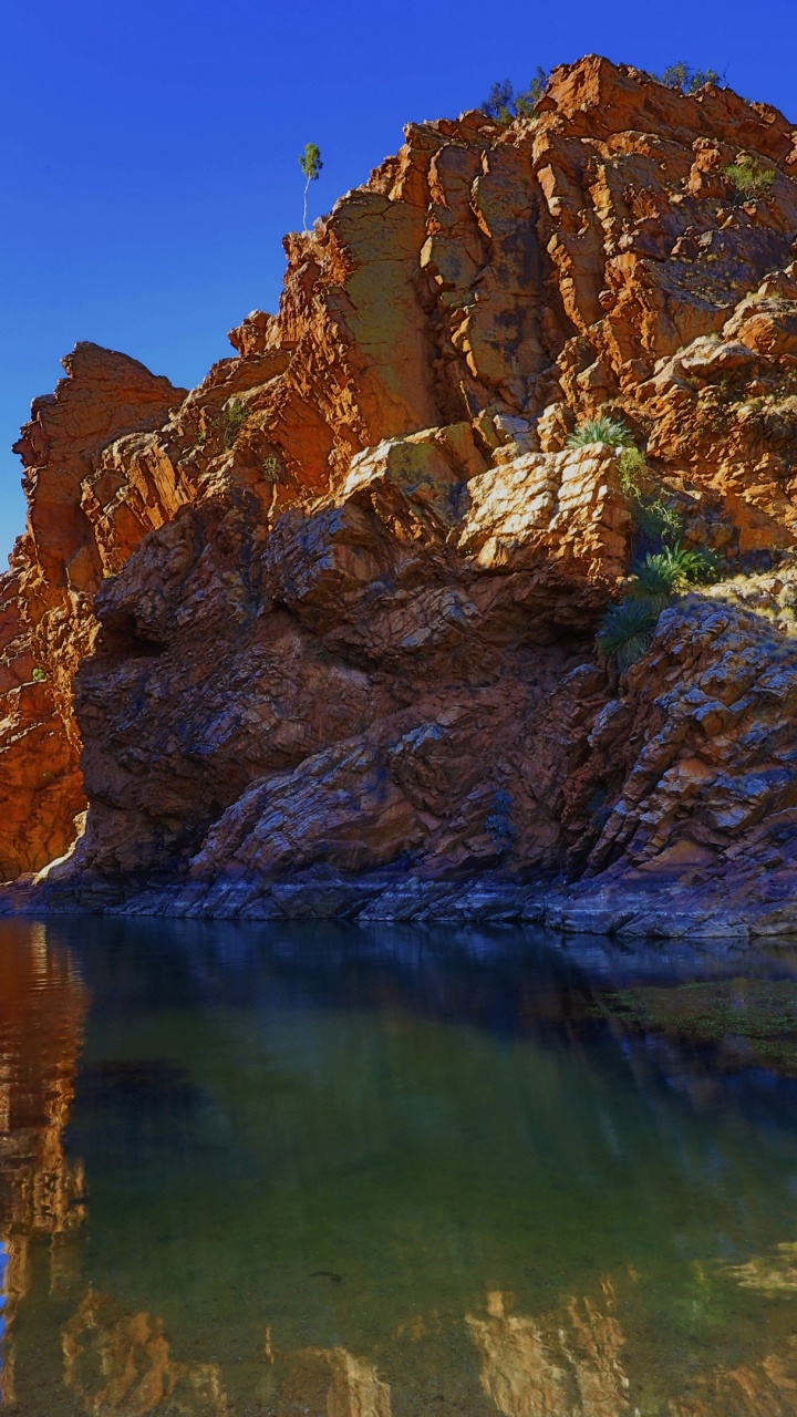 Parc National de West Macdonnell, Eau, la Journée, L'écorégion, Paysage Naturel. Wallpaper in 720x1280 Resolution