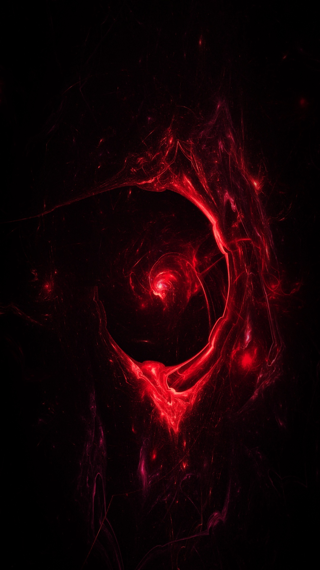 Fraktale Kunst, Auge, Wasser, Menschlichen Körper, Kunst. Wallpaper in 1080x1920 Resolution