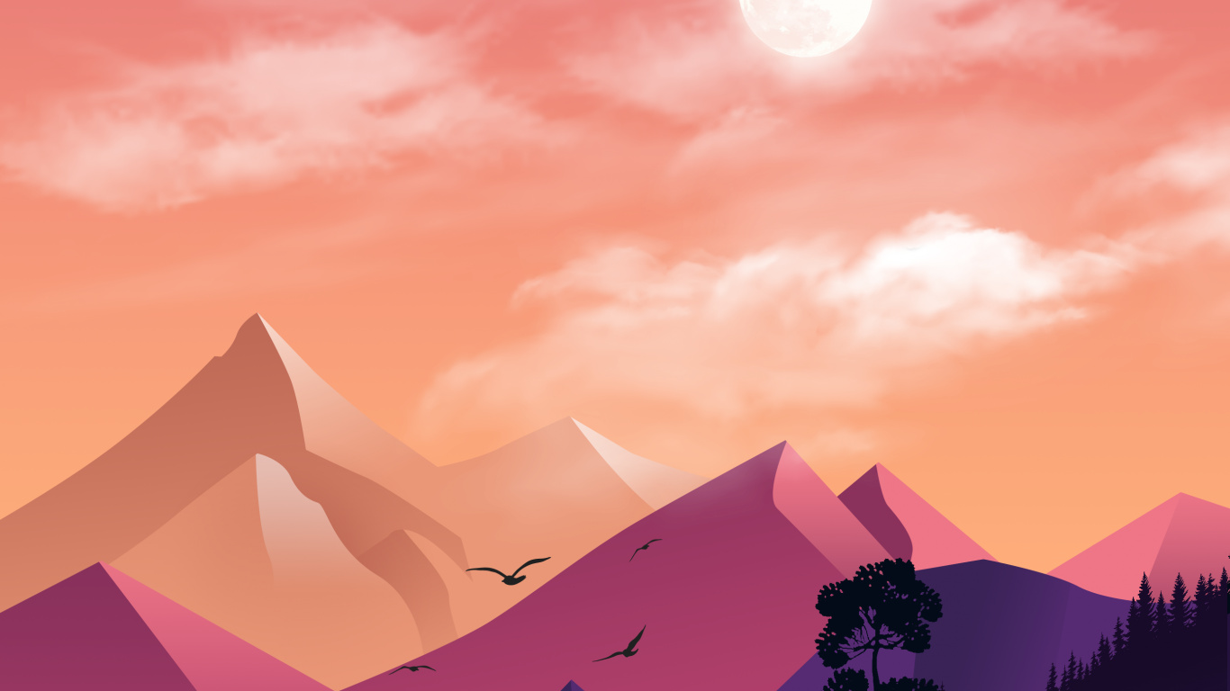 Atmosphère, L'écorégion, Afterglow, Paysage Naturel. Wallpaper in 1366x768 Resolution