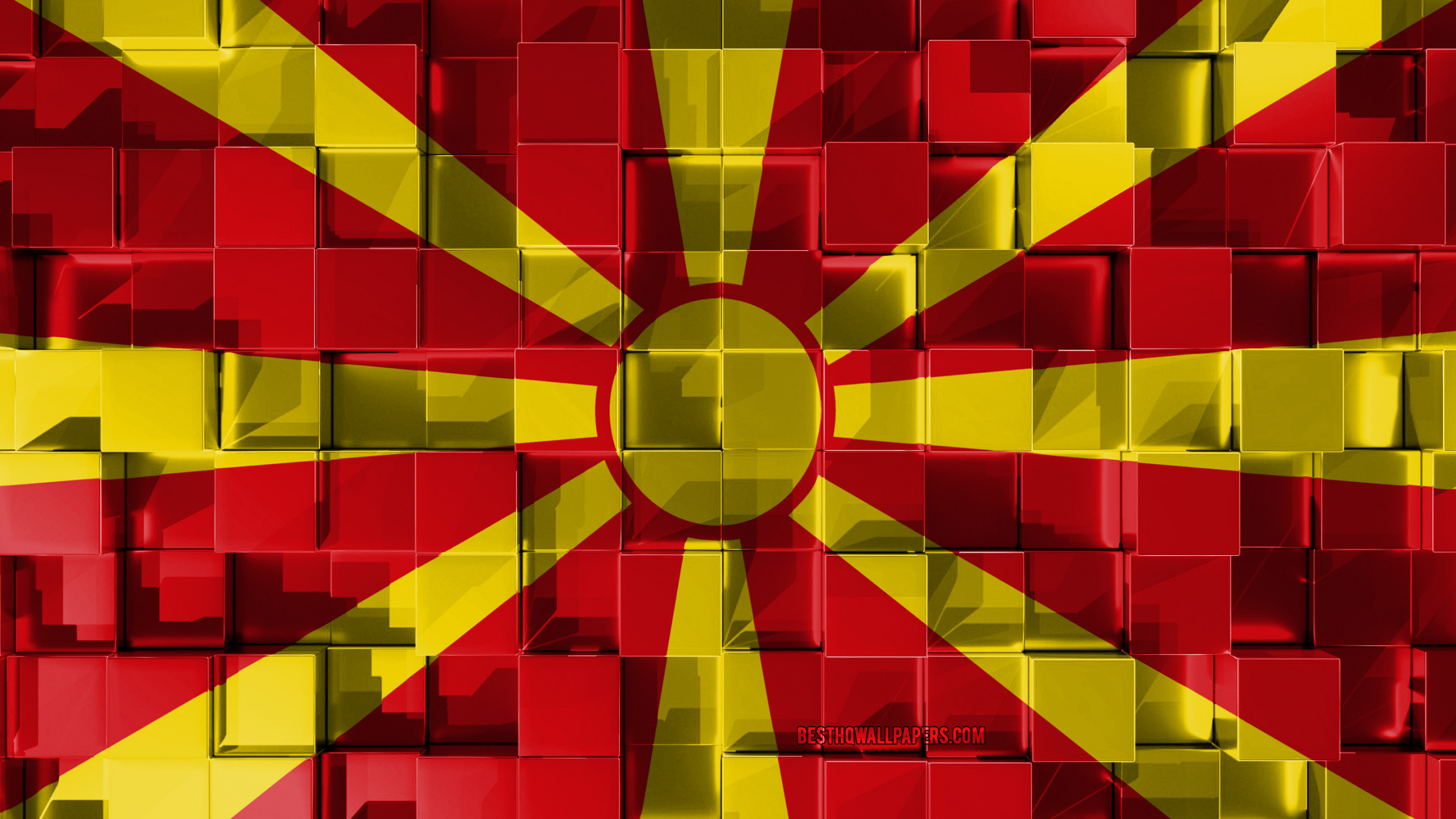 Symmetrie, Muster, Gelb, Farbigkeit, Design. Wallpaper in 2560x1440 Resolution