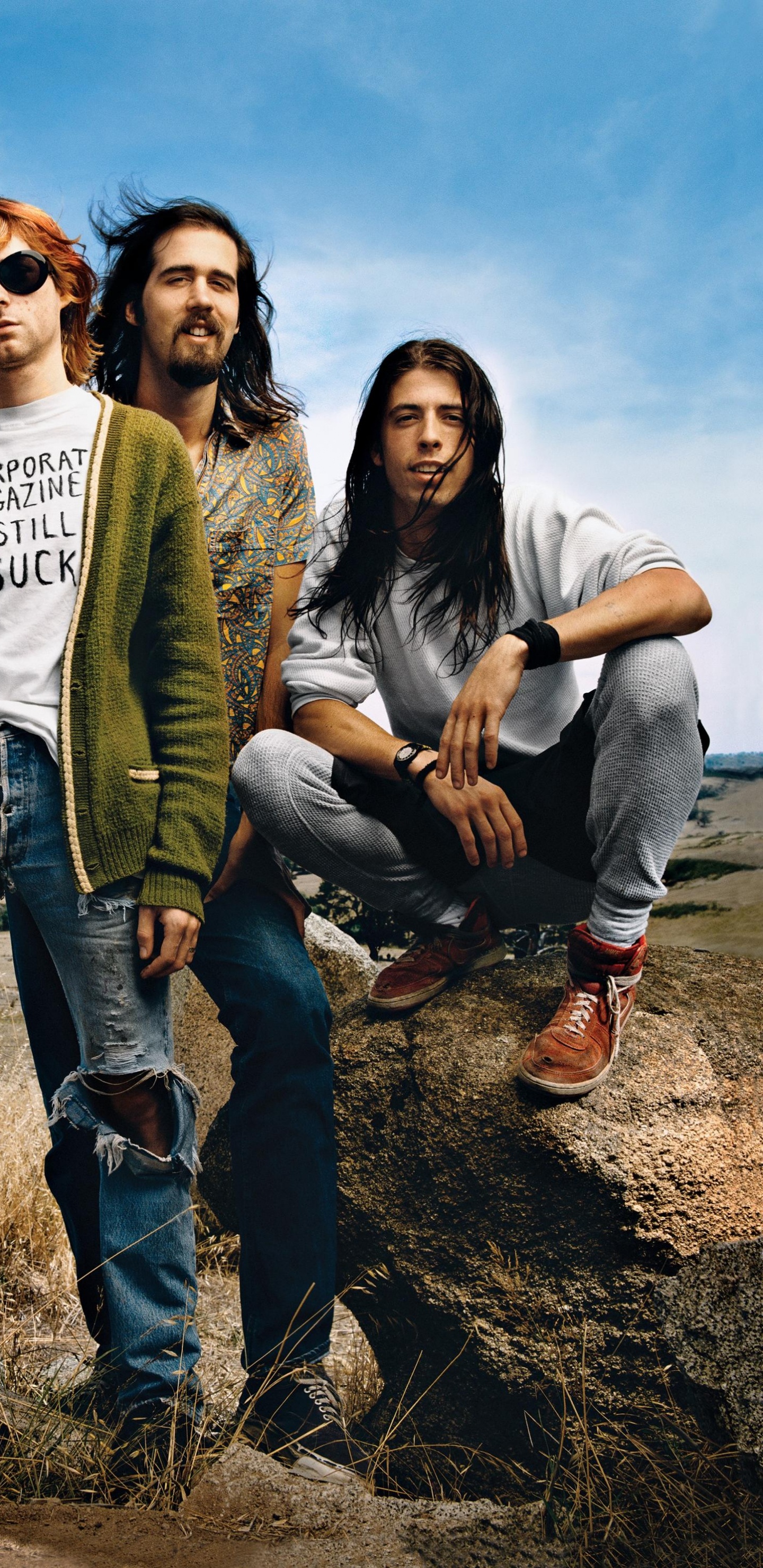 Nirvana, Pierre Roulante, Rock, Magazine, Jeans. Wallpaper in 1440x2960 Resolution