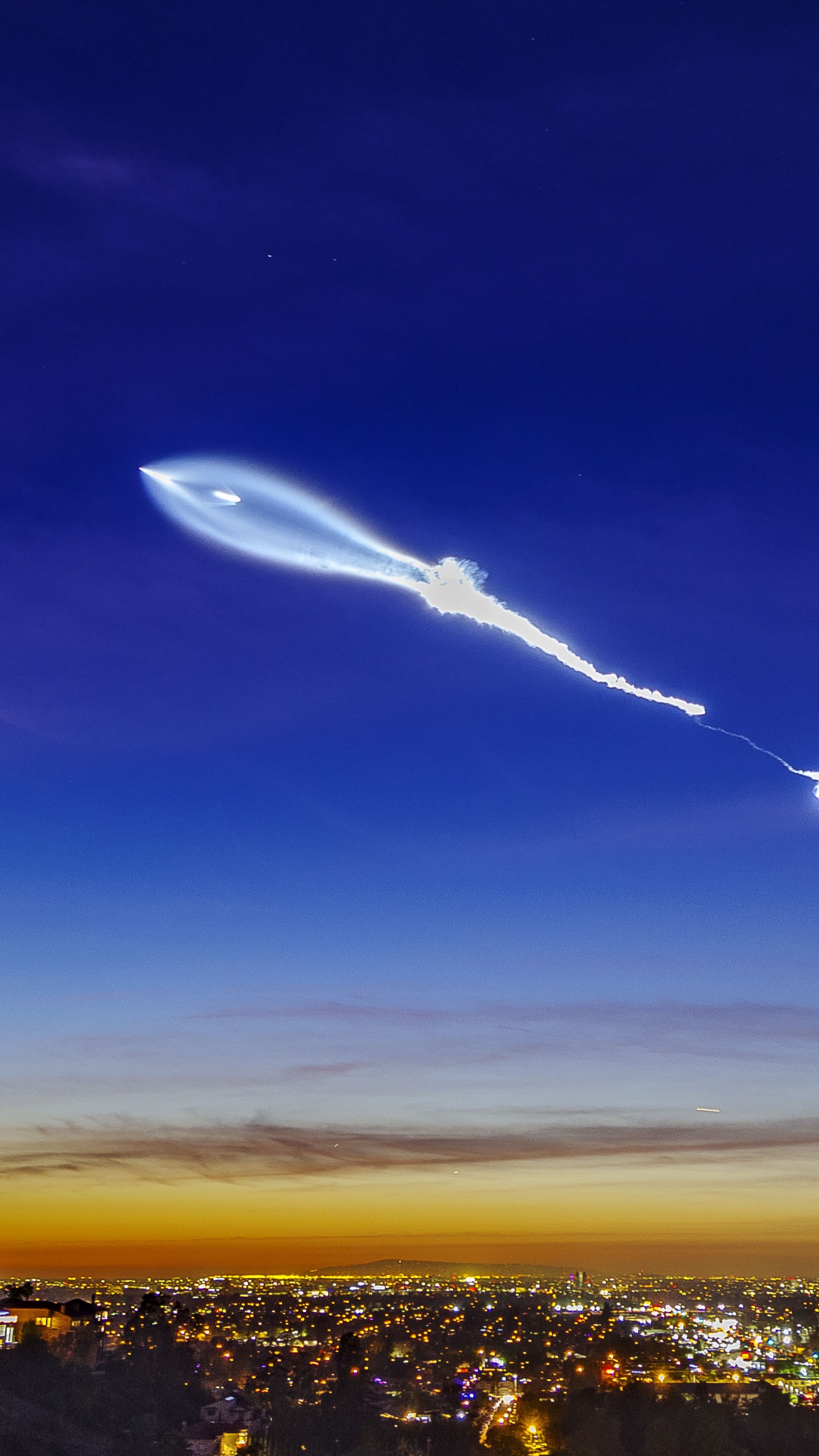 SpaceX, 火箭发射, 猎鹰9, 火箭, 猎鹰重 壁纸 1440x2560 允许