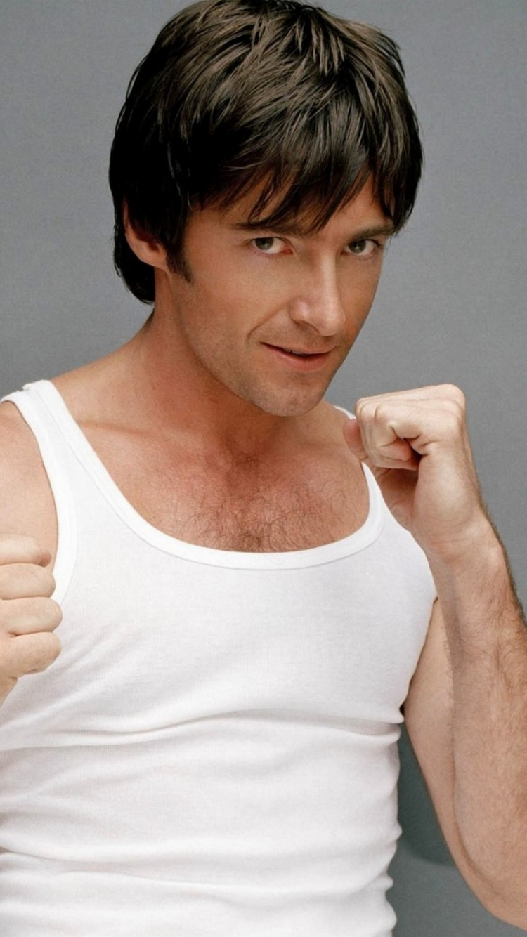 Hugh Jackman, Acteur, Épaule, Bras, Cou. Wallpaper in 750x1334 Resolution