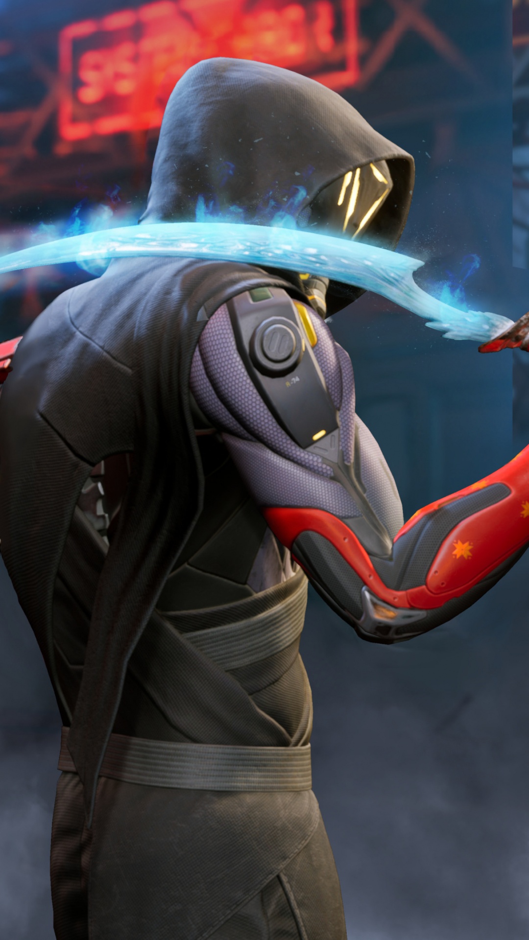 Ghostrunner Winter Pack, Ghostrunner, Action Game, 3D Realms, All in Games Sa. Wallpaper in 1080x1920 Resolution